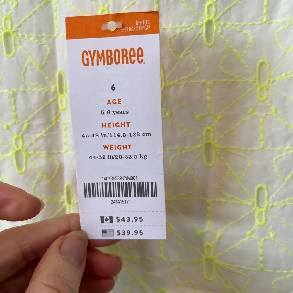 Gymboree girls size
